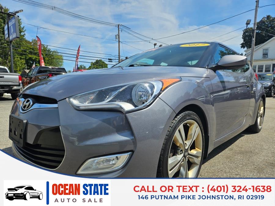 2017 Hyundai Veloster Dual Clutch, available for sale in Johnston, Rhode Island | Ocean State Auto Sales. Johnston, Rhode Island 2017 Hyundai Veloster Dual Clutch, available for sale in Johnston, Rhode Island | Ocean State Auto Sales. Johnston, Rhode Island