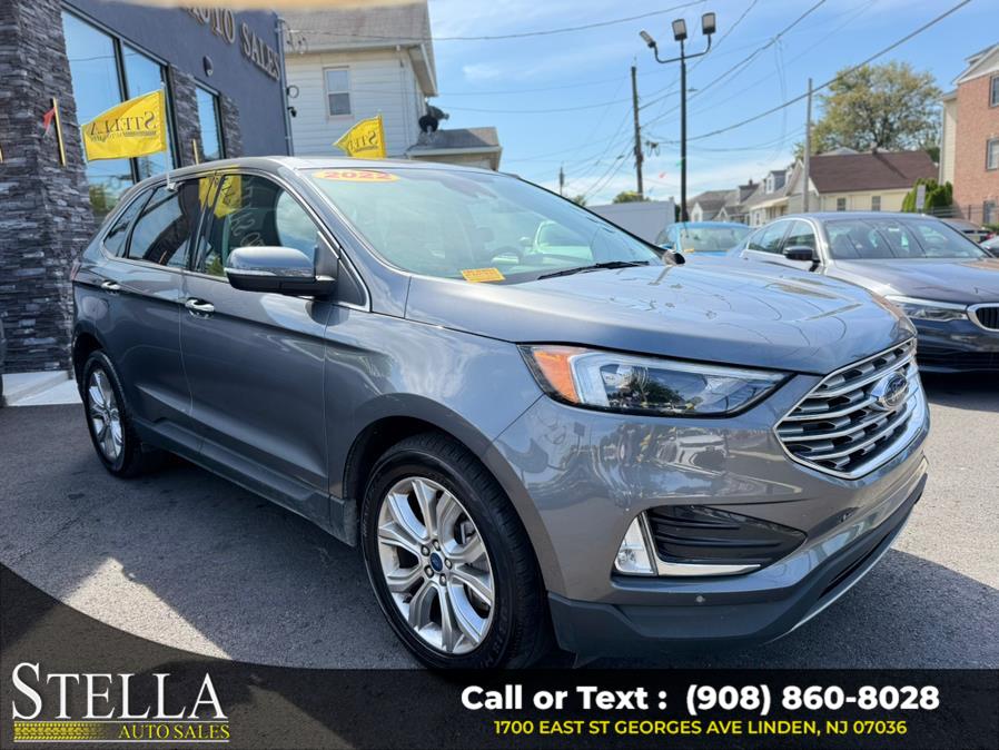 2022 Ford Edge Titanium AWD, available for sale in Linden, New Jersey | Stella Auto Sales. Linden, New Jersey 2022 Ford Edge Titanium AWD, available for sale in Linden, New Jersey | Stella Auto Sales. Linden, New Jersey