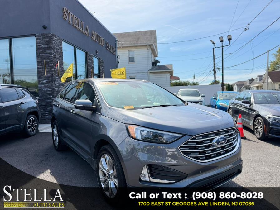 2022 Ford Edge Titanium AWD, available for sale in Linden, New Jersey | Stella Auto Sales. Linden, New Jersey 2022 Ford Edge Titanium AWD, available for sale in Linden, New Jersey | Stella Auto Sales. Linden, New Jersey
