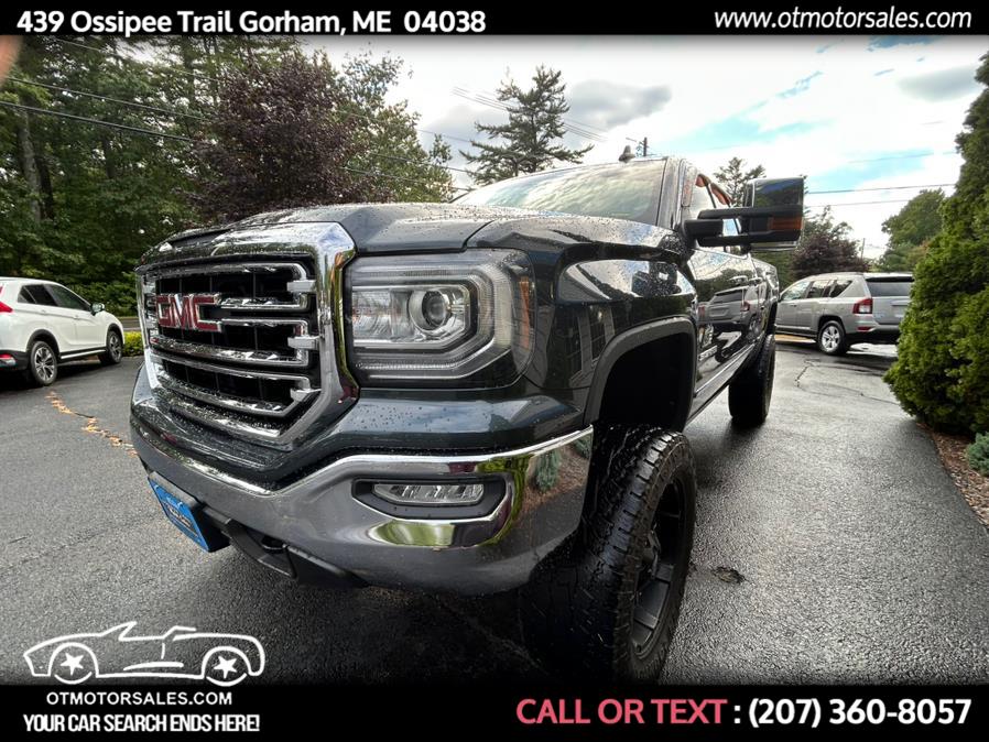 2018 GMC Sierra 1500 4WD Double Cab 143.5" SLT, available for sale in Gorham, Maine | Ossipee Trail Motor Sales. Gorham, Maine 2018 GMC Sierra 1500 4WD Double Cab 143.5" SLT, available for sale in Gorham, Maine | Ossipee Trail Motor Sales. Gorham, Maine