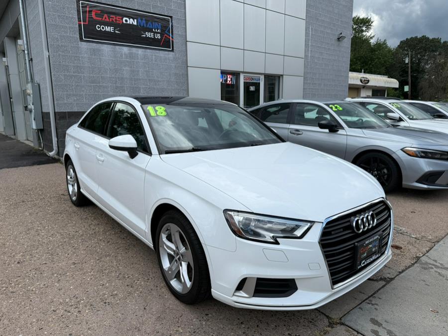 2018 Audi A3 Sedan 2.0 TFSI Tech Premium quattro AWD, available for sale in Manchester, Connecticut | Carsonmain LLC. Manchester, Connecticut 2018 Audi A3 Sedan 2.0 TFSI Tech Premium quattro AWD, available for sale in Manchester, Connecticut | Carsonmain LLC. Manchester, Connecticut