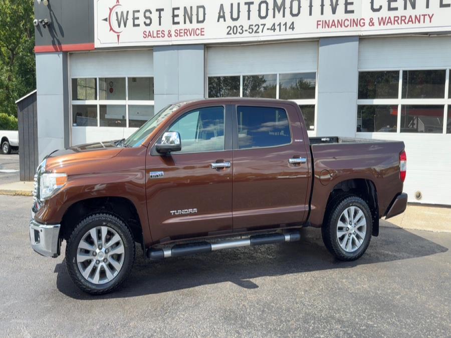 2016 Toyota Tundra 4WD Truck CrewMax 5.7L V8 6-Spd AT LTD (Natl), available for sale in Waterbury, Connecticut | West End Automotive Center. Waterbury, Connecticut 2016 Toyota Tundra 4WD Truck CrewMax 5.7L V8 6-Spd AT LTD (Natl), available for sale in Waterbury, Connecticut | West End Automotive Center. Waterbury, Connecticut