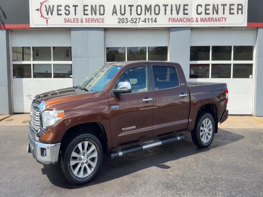 2016 Toyota Tundra 4WD Truck CrewMax 5.7L V8 6-Spd AT LTD (Natl), available for sale in Waterbury, Connecticut | West End Automotive Center. Waterbury, Connecticut 2016 Toyota Tundra 4WD Truck CrewMax 5.7L V8 6-Spd AT LTD (Natl), available for sale in Waterbury, Connecticut | West End Automotive Center. Waterbury, Connecticut