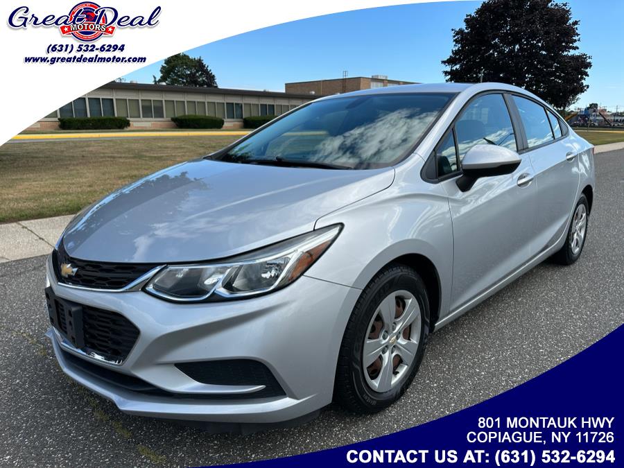 2017 Chevrolet Cruze 4dr Sdn 1.4L LS w/1SB, available for sale in Copiague, New York | Great Deal Motors. Copiague, New York 2017 Chevrolet Cruze 4dr Sdn 1.4L LS w/1SB, available for sale in Copiague, New York | Great Deal Motors. Copiague, New York