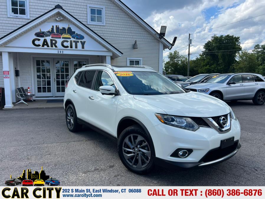 2016 Nissan Rogue AWD 4dr SL, available for sale in East Windsor, Connecticut | Car City LLC. East Windsor, Connecticut 2016 Nissan Rogue AWD 4dr SL, available for sale in East Windsor, Connecticut | Car City LLC. East Windsor, Connecticut