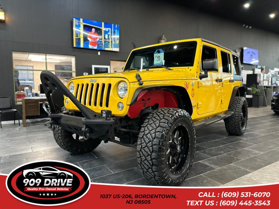2015 Jeep Wrangler Unlimited Sahara 4WD, available for sale in BORDENTOWN, New Jersey | 909 Drive. BORDENTOWN, New Jersey 2015 Jeep Wrangler Unlimited Sahara 4WD, available for sale in BORDENTOWN, New Jersey | 909 Drive. BORDENTOWN, New Jersey