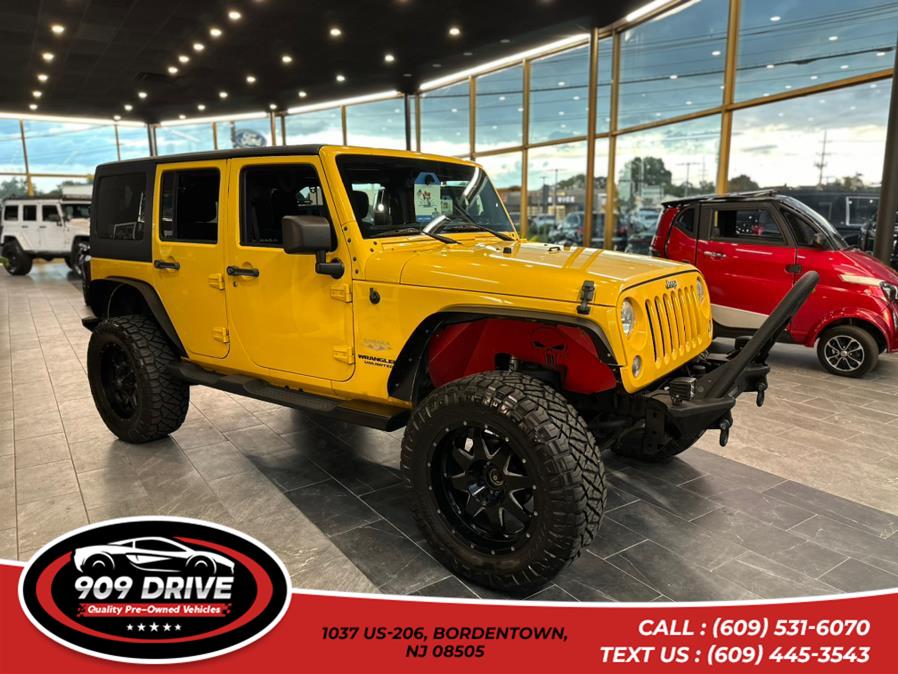 2015 Jeep Wrangler Unlimited Sahara 4WD, available for sale in BORDENTOWN, New Jersey | 909 Drive. BORDENTOWN, New Jersey 2015 Jeep Wrangler Unlimited Sahara 4WD, available for sale in BORDENTOWN, New Jersey | 909 Drive. BORDENTOWN, New Jersey