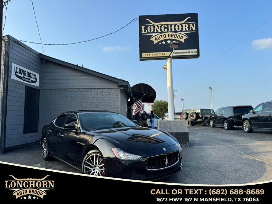 2015 Maserati Ghibli 4dr Sdn, available for sale in Mansfield, Texas | Longhorn Auto Group. Mansfield, Texas 2015 Maserati Ghibli 4dr Sdn, available for sale in Mansfield, Texas | Longhorn Auto Group. Mansfield, Texas