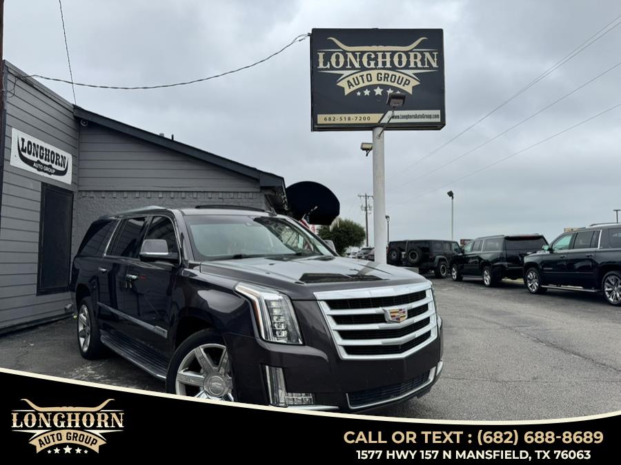 2016 Cadillac Escalade ESV 2WD 4dr Luxury Collection, available for sale in Mansfield, Texas | Longhorn Auto Group. Mansfield, Texas 2016 Cadillac Escalade ESV 2WD 4dr Luxury Collection, available for sale in Mansfield, Texas | Longhorn Auto Group. Mansfield, Texas