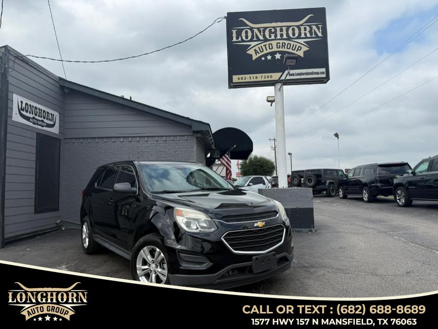2017 Chevrolet Equinox FWD 4dr LS, available for sale in Mansfield, Texas | Longhorn Auto Group. Mansfield, Texas 2017 Chevrolet Equinox FWD 4dr LS, available for sale in Mansfield, Texas | Longhorn Auto Group. Mansfield, Texas