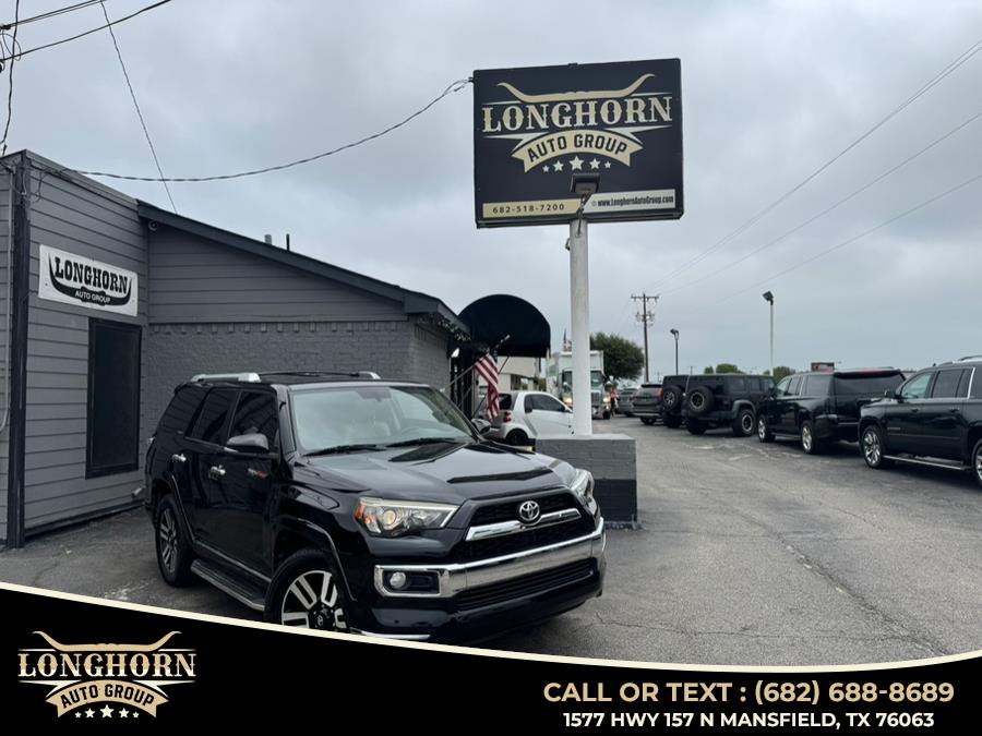 2015 Toyota 4Runner RWD 4dr V6 Limited (Natl), available for sale in Mansfield, Texas | Longhorn Auto Group. Mansfield, Texas 2015 Toyota 4Runner RWD 4dr V6 Limited (Natl), available for sale in Mansfield, Texas | Longhorn Auto Group. Mansfield, Texas