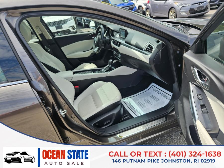 2016 Mazda Mazda6 4dr Sdn Auto i Grand Touring, available for sale in Johnston, Rhode Island | Ocean State Auto Sales. Johnston, Rhode Island 2016 Mazda Mazda6 4dr Sdn Auto i Grand Touring, available for sale in Johnston, Rhode Island | Ocean State Auto Sales. Johnston, Rhode Island