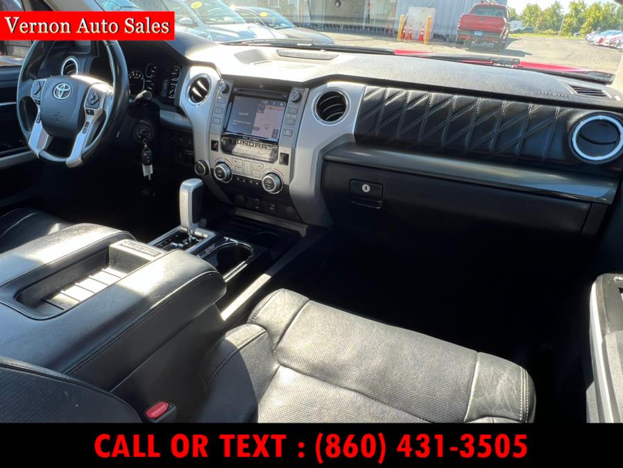 2018 Toyota Tundra 4WD Platinum CrewMax 5.5'' Bed 5.7L (Natl), available for sale in Manchester, Connecticut | Vernon Auto Sale & Service. Manchester, Connecticut 2018 Toyota Tundra 4WD Platinum CrewMax 5.5'' Bed 5.7L (Natl), available for sale in Manchester, Connecticut | Vernon Auto Sale & Service. Manchester, Connecticut