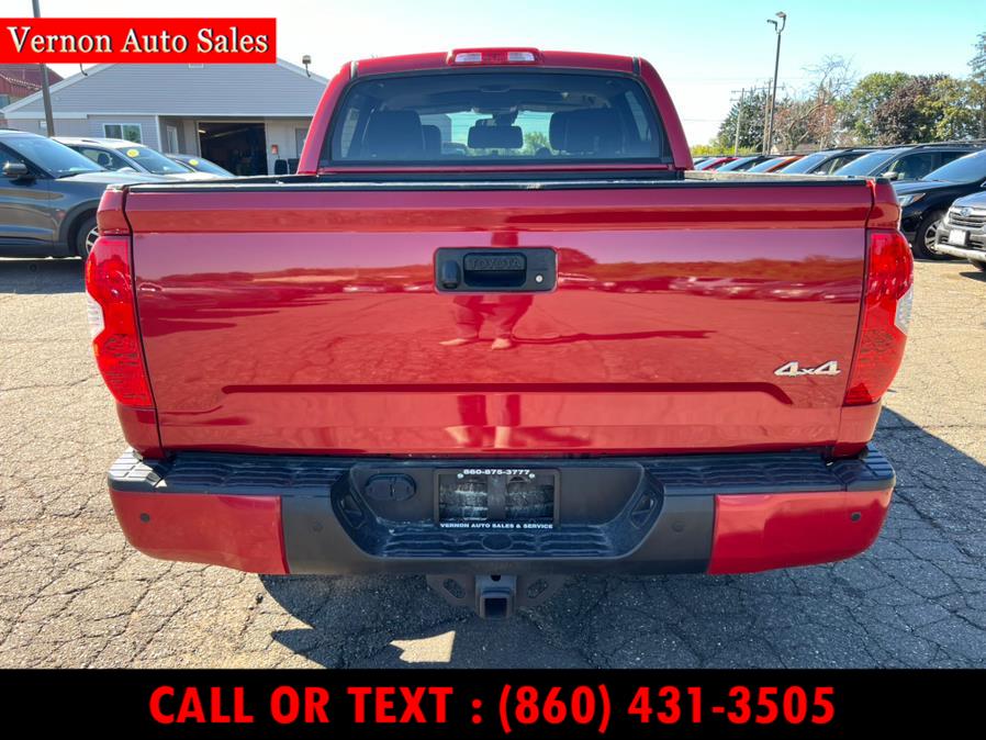 2018 Toyota Tundra 4WD Platinum CrewMax 5.5'' Bed 5.7L (Natl), available for sale in Manchester, Connecticut | Vernon Auto Sale & Service. Manchester, Connecticut 2018 Toyota Tundra 4WD Platinum CrewMax 5.5'' Bed 5.7L (Natl), available for sale in Manchester, Connecticut | Vernon Auto Sale & Service. Manchester, Connecticut