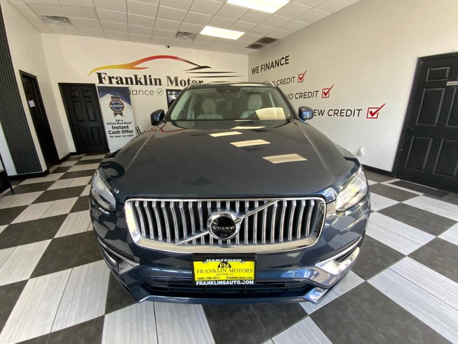2022 Volvo XC90 T6 AWD Inscription 6P, available for sale in Hartford, Connecticut | Franklin Motors Auto Sales LLC. Hartford, Connecticut 2022 Volvo XC90 T6 AWD Inscription 6P, available for sale in Hartford, Connecticut | Franklin Motors Auto Sales LLC. Hartford, Connecticut