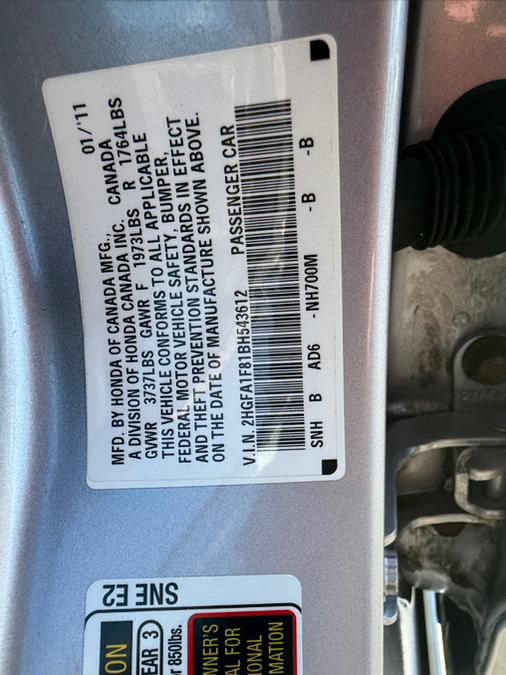 2011 Honda Civic Sdn 4dr Auto EX, available for sale in Southwick, Massachusetts | Country Auto Sales. Southwick, Massachusetts 2011 Honda Civic Sdn 4dr Auto EX, available for sale in Southwick, Massachusetts | Country Auto Sales. Southwick, Massachusetts