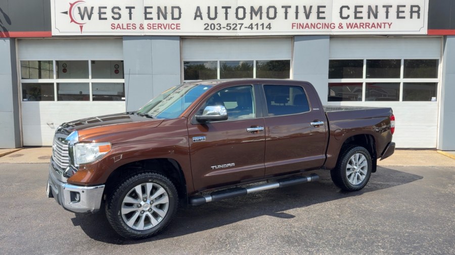 2016 Toyota Tundra 4WD Truck CrewMax 5.7L V8 6-Spd AT LTD (Natl), available for sale in Waterbury, Connecticut | West End Automotive Center. Waterbury, Connecticut 2016 Toyota Tundra 4WD Truck CrewMax 5.7L V8 6-Spd AT LTD (Natl), available for sale in Waterbury, Connecticut | West End Automotive Center. Waterbury, Connecticut