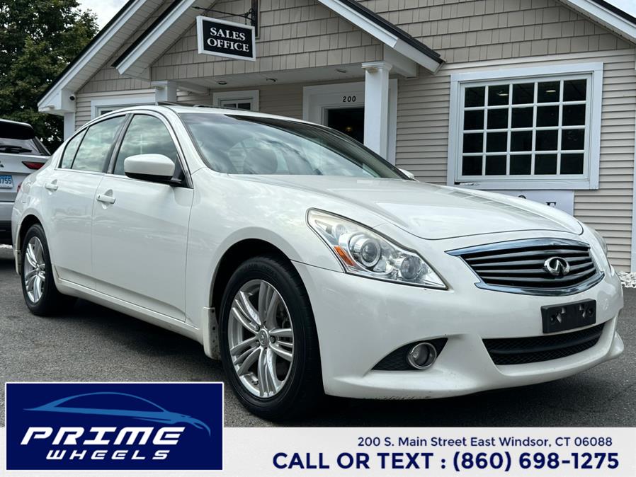 2013 Infiniti G37 Sedan 4dr x AWD, available for sale in East Windsor, Connecticut | Prime Wheels. East Windsor, Connecticut 2013 Infiniti G37 Sedan 4dr x AWD, available for sale in East Windsor, Connecticut | Prime Wheels. East Windsor, Connecticut