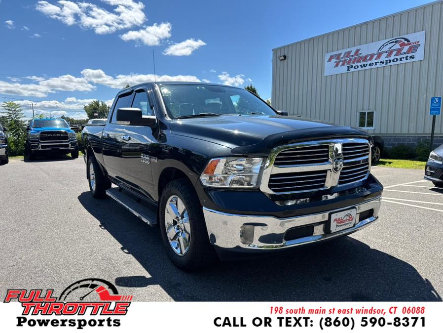 2017 Ram 1500 Big Horn 4x4 Crew Cab 6''4" Box, available for sale in East Windsor, Connecticut | Full Throttle Power Sports LLC. East Windsor, Connecticut