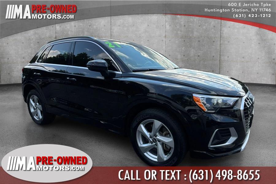 2021 Audi Q3 Premium 40 TFSI quattro, available for sale in Huntington Station, New York | M & A Motors. Huntington Station, New York 2021 Audi Q3 Premium 40 TFSI quattro, available for sale in Huntington Station, New York | M & A Motors. Huntington Station, New York