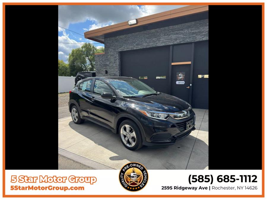 2019 Honda Hr-v LX Sport Utility 4D, available for sale in Rochester, New York | 5 Star Motor Group. Rochester, New York 2019 Honda Hr-v LX Sport Utility 4D, available for sale in Rochester, New York | 5 Star Motor Group. Rochester, New York