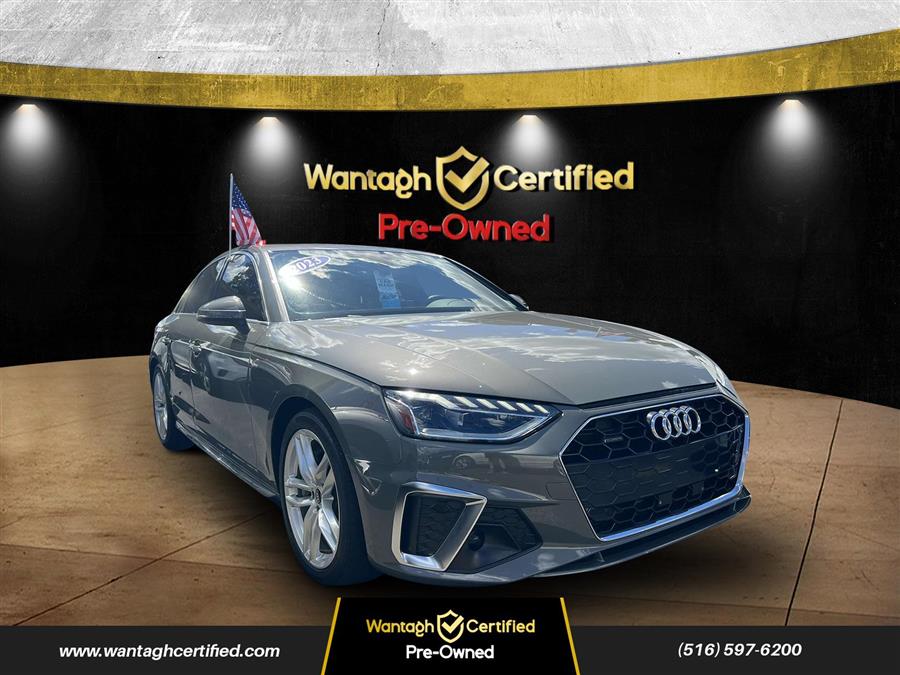 2023 Audi A4 Sedan S line Premium 45 TFSI quattro, available for sale in Wantagh, New York | Wantagh Certified. Wantagh, New York 2023 Audi A4 Sedan S line Premium 45 TFSI quattro, available for sale in Wantagh, New York | Wantagh Certified. Wantagh, New York