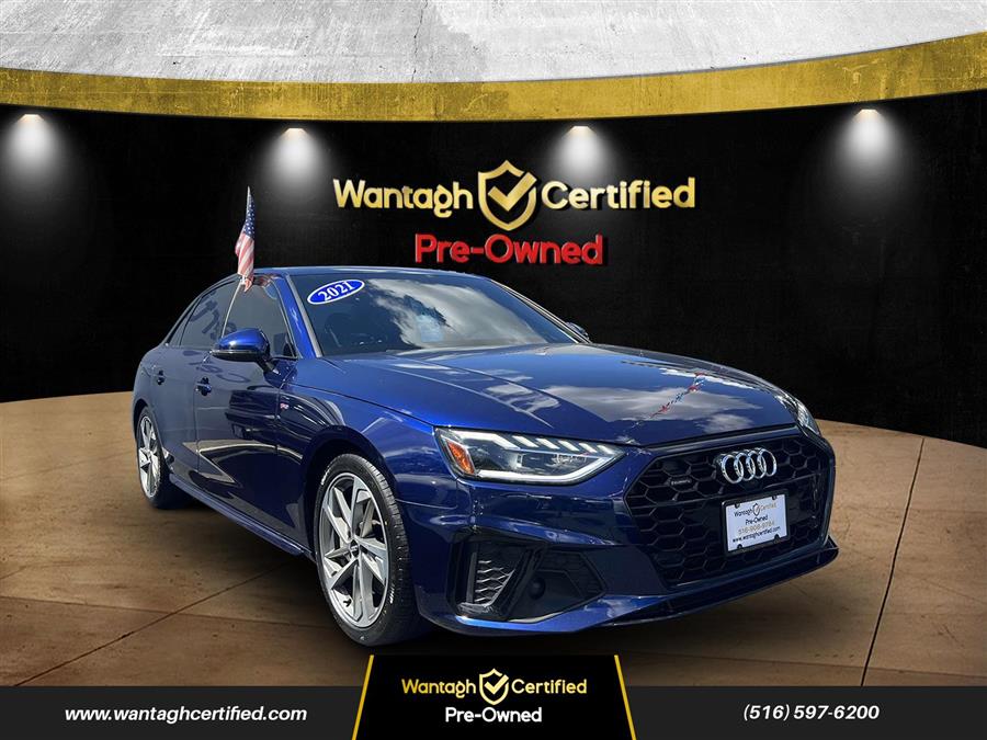 2021 Audi A4 Sedan S line Premium Plus 45 TFSI quattro, available for sale in Wantagh, New York | Wantagh Certified. Wantagh, New York