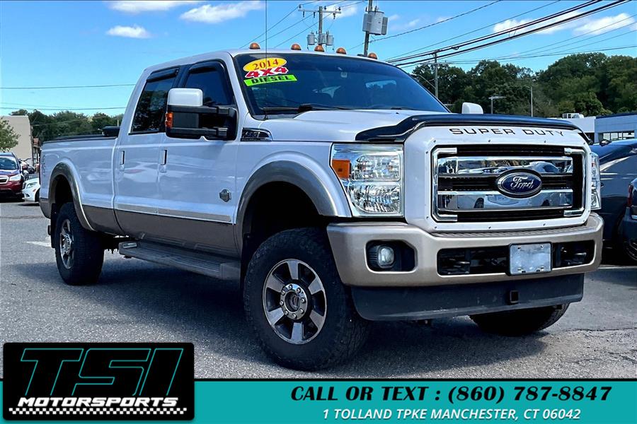 2014 Ford Super Duty F-350 SRW 4WD Crew Cab 172" King Ranch, available for sale in Manchester, Connecticut | TSI Motorsports. Manchester, Connecticut 2014 Ford Super Duty F-350 SRW 4WD Crew Cab 172" King Ranch, available for sale in Manchester, Connecticut | TSI Motorsports. Manchester, Connecticut