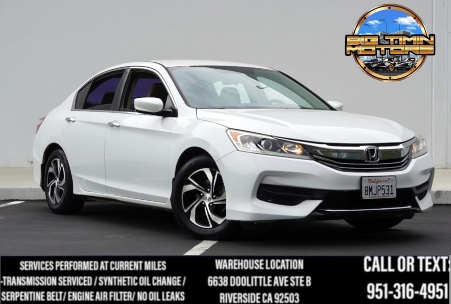 2017 Honda Accord Sedan LX, available for sale in Riverside, California | Big Timin Motors LLC. Riverside, California 2017 Honda Accord Sedan LX, available for sale in Riverside, California | Big Timin Motors LLC. Riverside, California