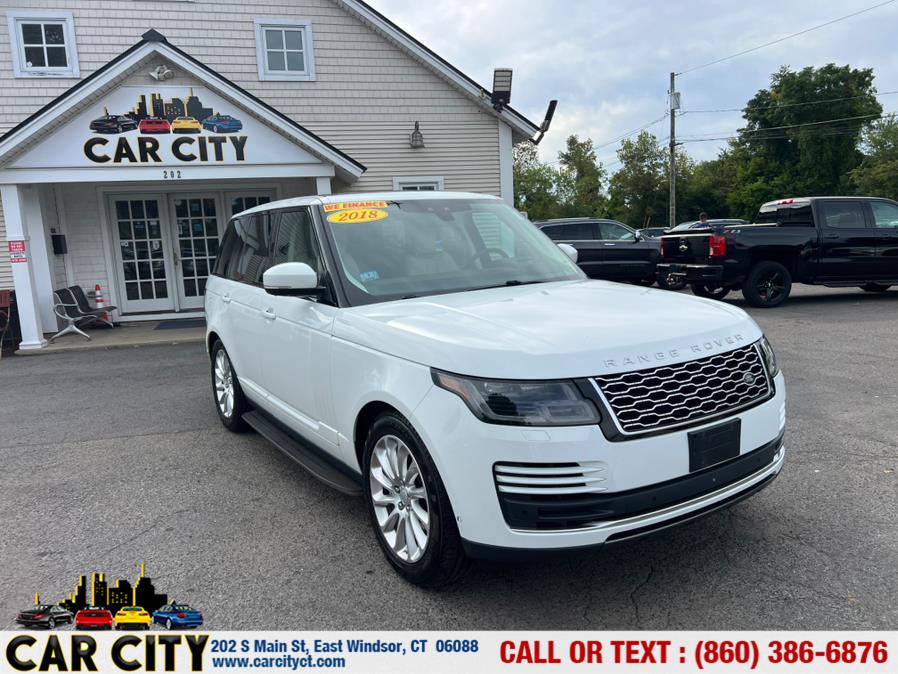 2018 Land Rover Range Rover V6 Supercharged HSE SWB, available for sale in East Windsor, Connecticut | Car City LLC. East Windsor, Connecticut 2018 Land Rover Range Rover V6 Supercharged HSE SWB, available for sale in East Windsor, Connecticut | Car City LLC. East Windsor, Connecticut