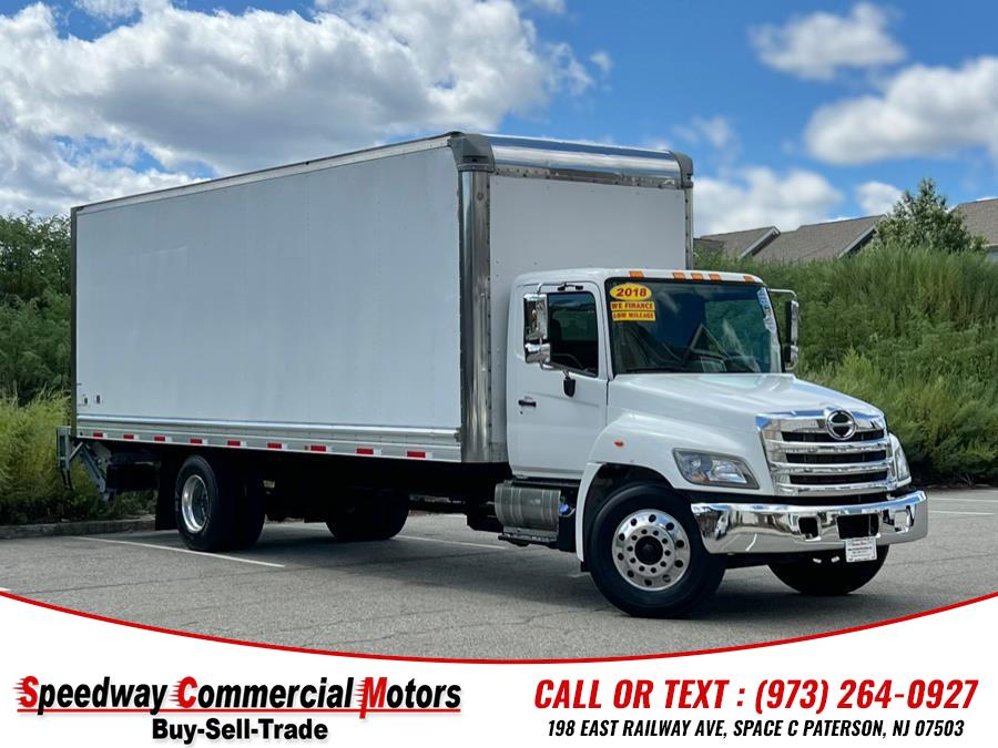 2018 Hino 268A 26FT SUPREME BOX/MAXON LIFTGATE NON CDL, available for sale in Paterson, New Jersey | Speedway Commercial Motors LLC. Paterson, New Jersey 2018 Hino 268A 26FT SUPREME BOX/MAXON LIFTGATE NON CDL, available for sale in Paterson, New Jersey | Speedway Commercial Motors LLC. Paterson, New Jersey