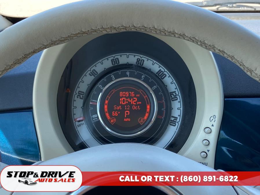 2013 FIAT 500 2dr HB Pop, available for sale in East Windsor, Connecticut | Stop & Drive Auto Sales. East Windsor, Connecticut 2013 FIAT 500 2dr HB Pop, available for sale in East Windsor, Connecticut | Stop & Drive Auto Sales. East Windsor, Connecticut