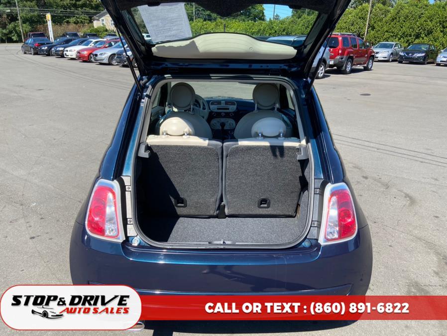 2013 FIAT 500 2dr HB Pop, available for sale in East Windsor, Connecticut | Stop & Drive Auto Sales. East Windsor, Connecticut 2013 FIAT 500 2dr HB Pop, available for sale in East Windsor, Connecticut | Stop & Drive Auto Sales. East Windsor, Connecticut