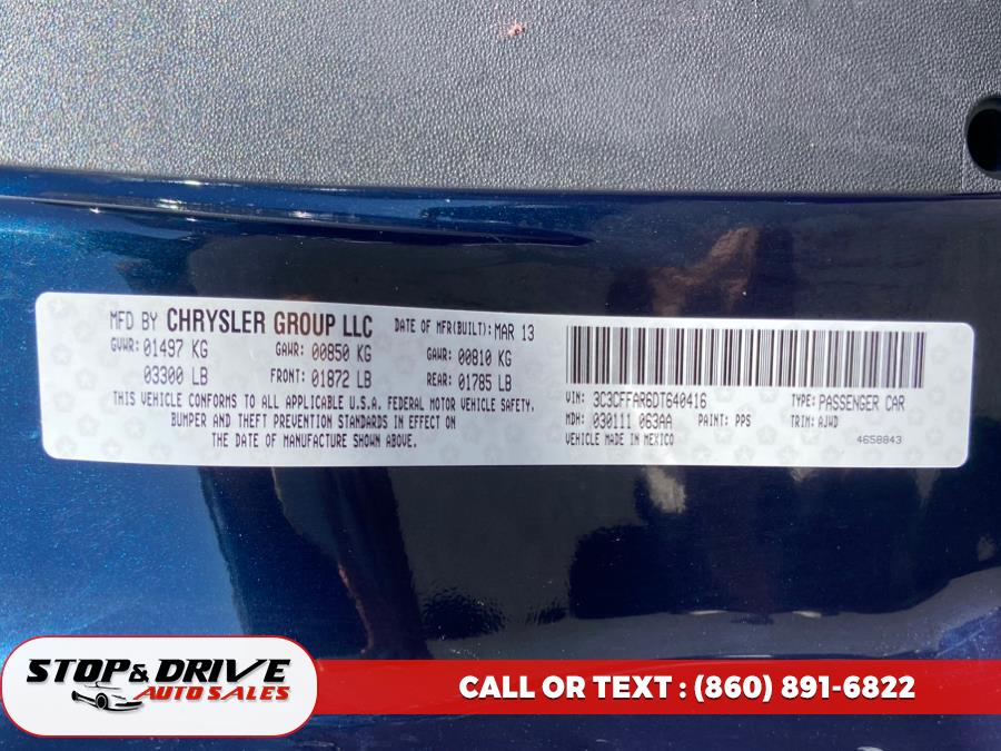 2013 FIAT 500 2dr HB Pop, available for sale in East Windsor, Connecticut | Stop & Drive Auto Sales. East Windsor, Connecticut 2013 FIAT 500 2dr HB Pop, available for sale in East Windsor, Connecticut | Stop & Drive Auto Sales. East Windsor, Connecticut