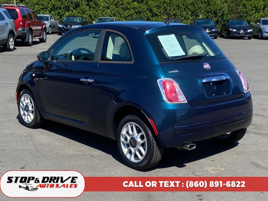 2013 FIAT 500 2dr HB Pop, available for sale in East Windsor, Connecticut | Stop & Drive Auto Sales. East Windsor, Connecticut 2013 FIAT 500 2dr HB Pop, available for sale in East Windsor, Connecticut | Stop & Drive Auto Sales. East Windsor, Connecticut