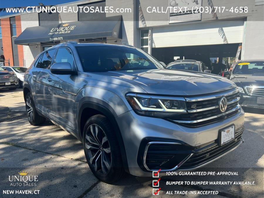 2021 Volkswagen Atlas Cross Sport 3.6L V6 SEL Premium R-Line 4MOTION, available for sale in New Haven, Connecticut | Unique Auto Sales LLC. New Haven, Connecticut 2021 Volkswagen Atlas Cross Sport 3.6L V6 SEL Premium R-Line 4MOTION, available for sale in New Haven, Connecticut | Unique Auto Sales LLC. New Haven, Connecticut