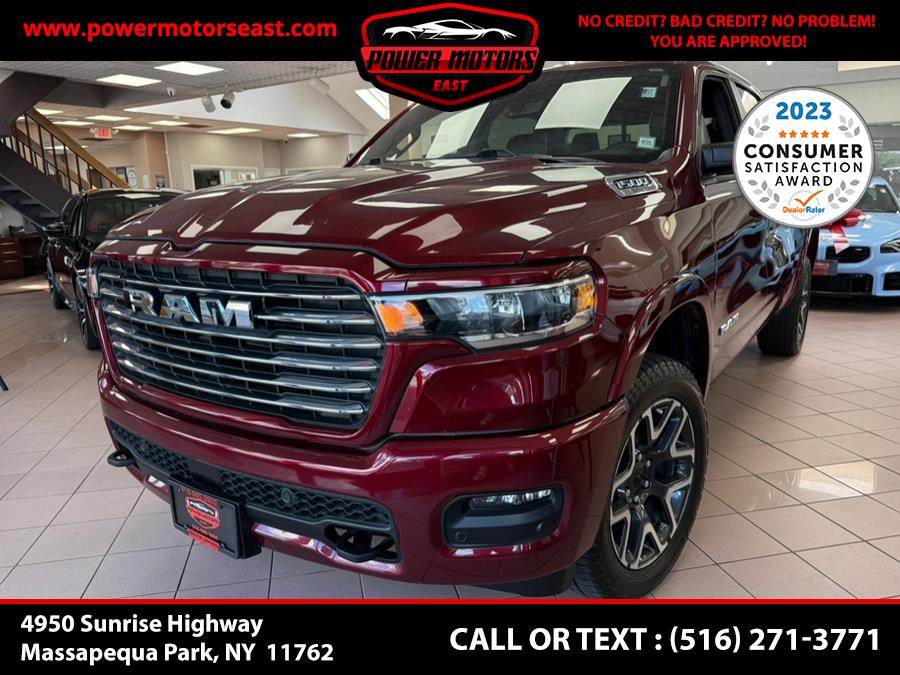 2025 Ram 1500 Laramie 4x4 Crew Cab 5''7" Box, available for sale in Massapequa Park, New York | Power Motors East. Massapequa Park, New York 2025 Ram 1500 Laramie 4x4 Crew Cab 5''7" Box, available for sale in Massapequa Park, New York | Power Motors East. Massapequa Park, New York
