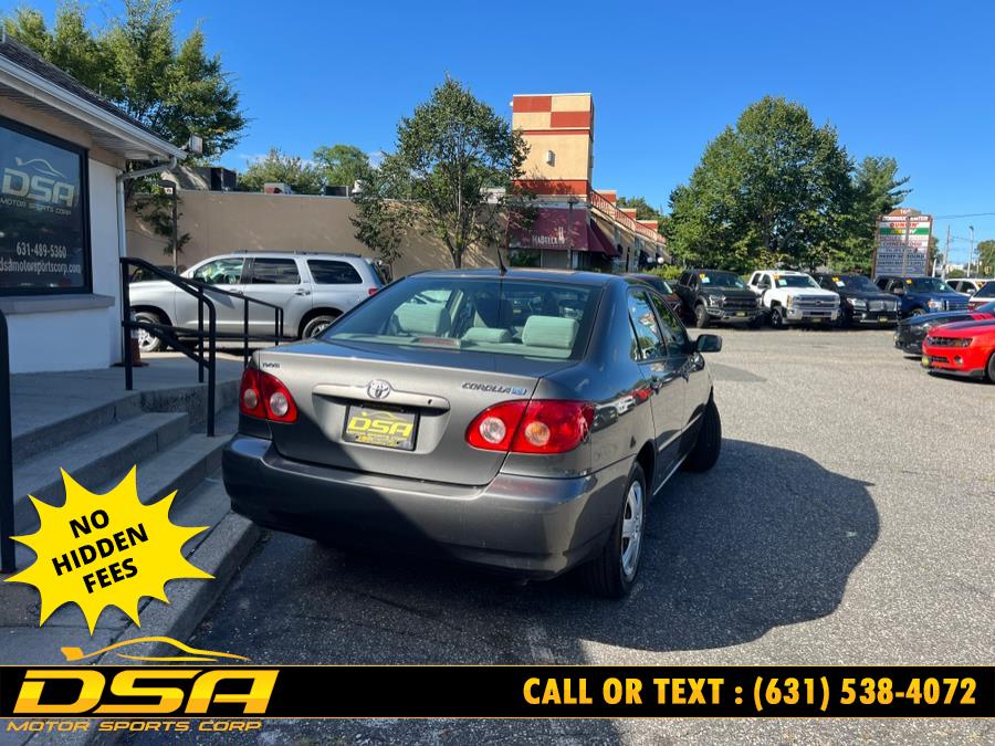 2007 Toyota Corolla 4dr Sdn Auto CE (Natl), available for sale in Commack, New York | DSA Motor Sports Corp. Commack, New York 2007 Toyota Corolla 4dr Sdn Auto CE (Natl), available for sale in Commack, New York | DSA Motor Sports Corp. Commack, New York