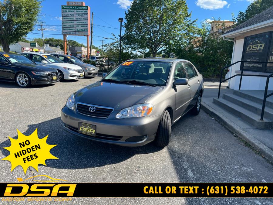 2007 Toyota Corolla 4dr Sdn Auto CE (Natl), available for sale in Commack, New York | DSA Motor Sports Corp. Commack, New York 2007 Toyota Corolla 4dr Sdn Auto CE (Natl), available for sale in Commack, New York | DSA Motor Sports Corp. Commack, New York