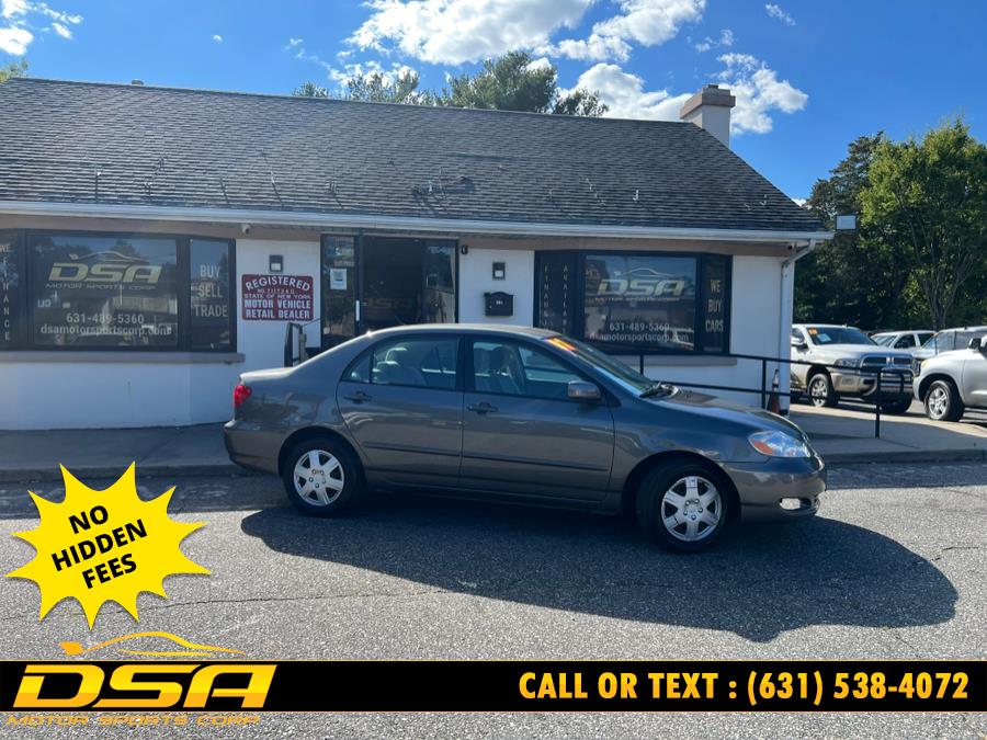 2007 Toyota Corolla 4dr Sdn Auto CE (Natl), available for sale in Commack, New York | DSA Motor Sports Corp. Commack, New York 2007 Toyota Corolla 4dr Sdn Auto CE (Natl), available for sale in Commack, New York | DSA Motor Sports Corp. Commack, New York