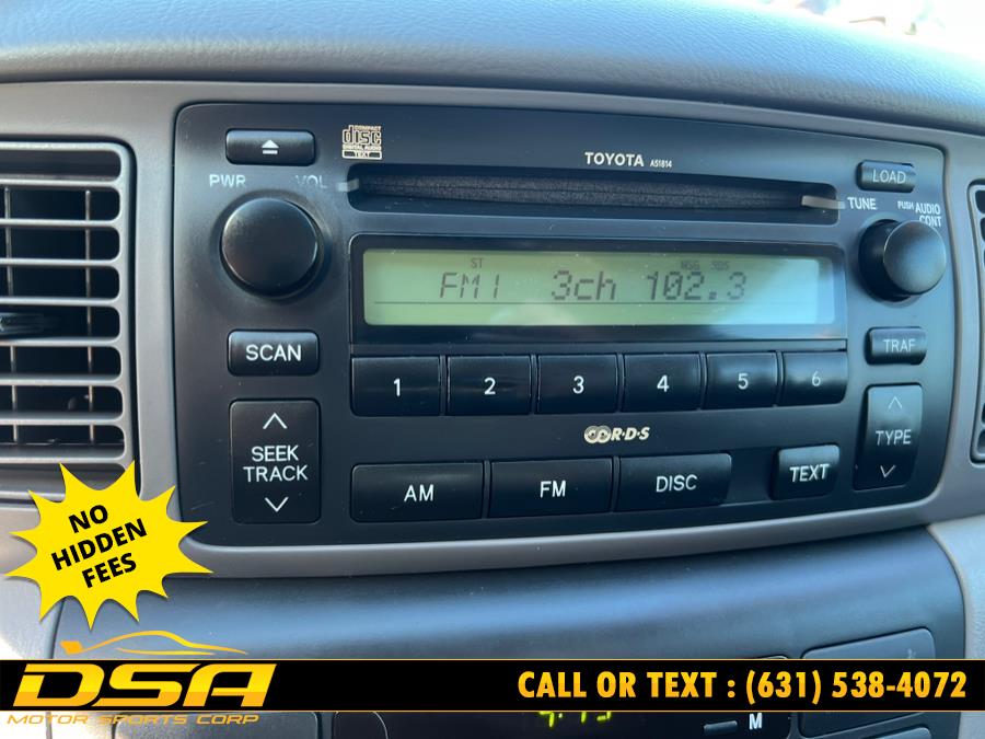 2007 Toyota Corolla 4dr Sdn Auto CE (Natl), available for sale in Commack, New York | DSA Motor Sports Corp. Commack, New York 2007 Toyota Corolla 4dr Sdn Auto CE (Natl), available for sale in Commack, New York | DSA Motor Sports Corp. Commack, New York