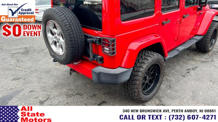 2016 Jeep Wrangler Unlimited 4WD 4dr Sahara, available for sale in Perth Amboy, New Jersey | All State Motor Inc. Perth Amboy, New Jersey 2016 Jeep Wrangler Unlimited 4WD 4dr Sahara, available for sale in Perth Amboy, New Jersey | All State Motor Inc. Perth Amboy, New Jersey