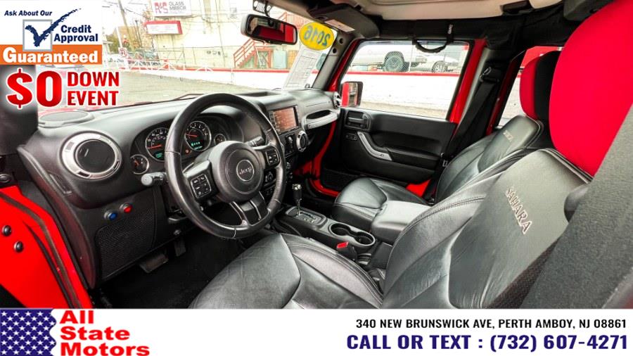 2016 Jeep Wrangler Unlimited 4WD 4dr Sahara, available for sale in Perth Amboy, New Jersey | All State Motor Inc. Perth Amboy, New Jersey 2016 Jeep Wrangler Unlimited 4WD 4dr Sahara, available for sale in Perth Amboy, New Jersey | All State Motor Inc. Perth Amboy, New Jersey