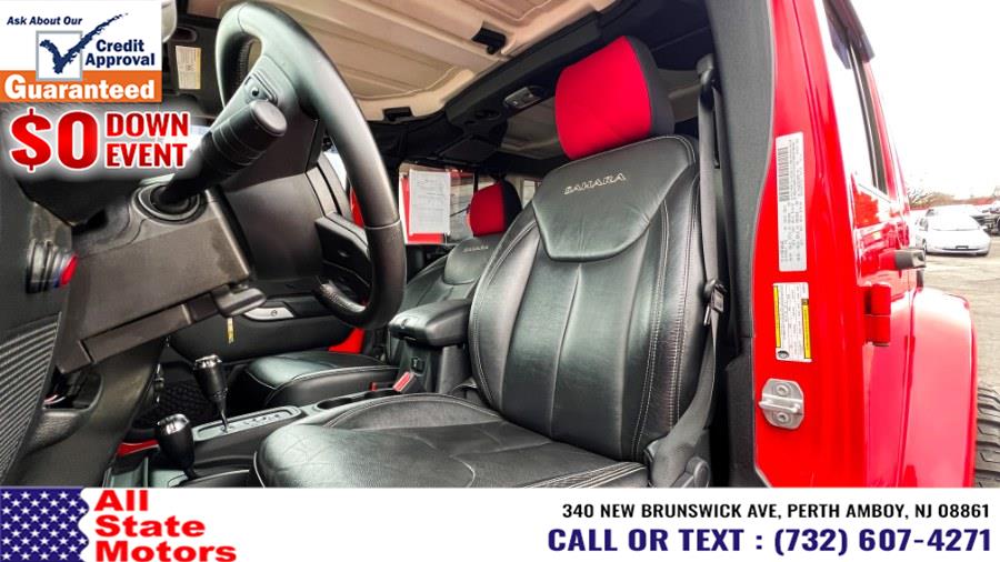 2016 Jeep Wrangler Unlimited 4WD 4dr Sahara, available for sale in Perth Amboy, New Jersey | All State Motor Inc. Perth Amboy, New Jersey 2016 Jeep Wrangler Unlimited 4WD 4dr Sahara, available for sale in Perth Amboy, New Jersey | All State Motor Inc. Perth Amboy, New Jersey