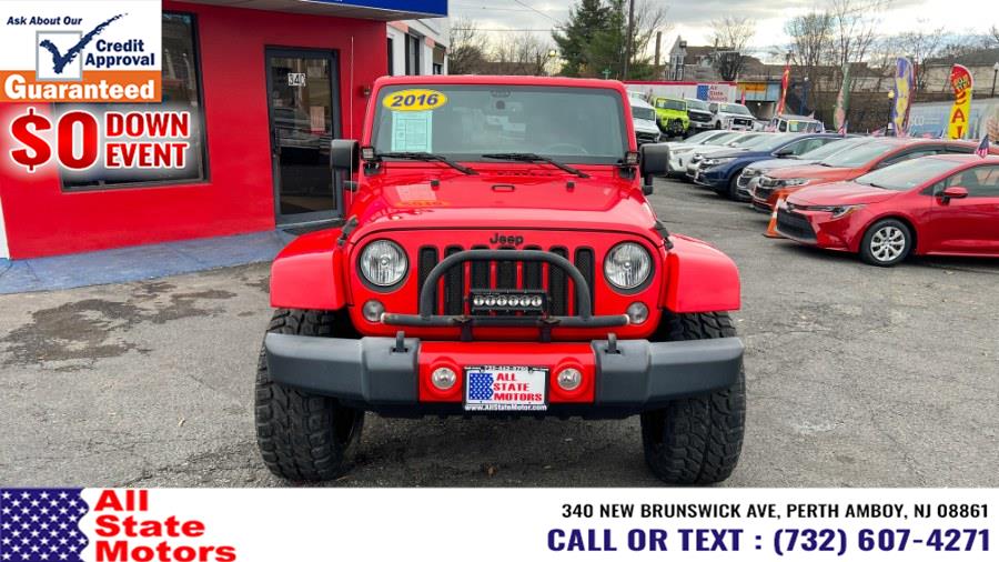 2016 Jeep Wrangler Unlimited 4WD 4dr Sahara, available for sale in Perth Amboy, New Jersey | All State Motor Inc. Perth Amboy, New Jersey 2016 Jeep Wrangler Unlimited 4WD 4dr Sahara, available for sale in Perth Amboy, New Jersey | All State Motor Inc. Perth Amboy, New Jersey