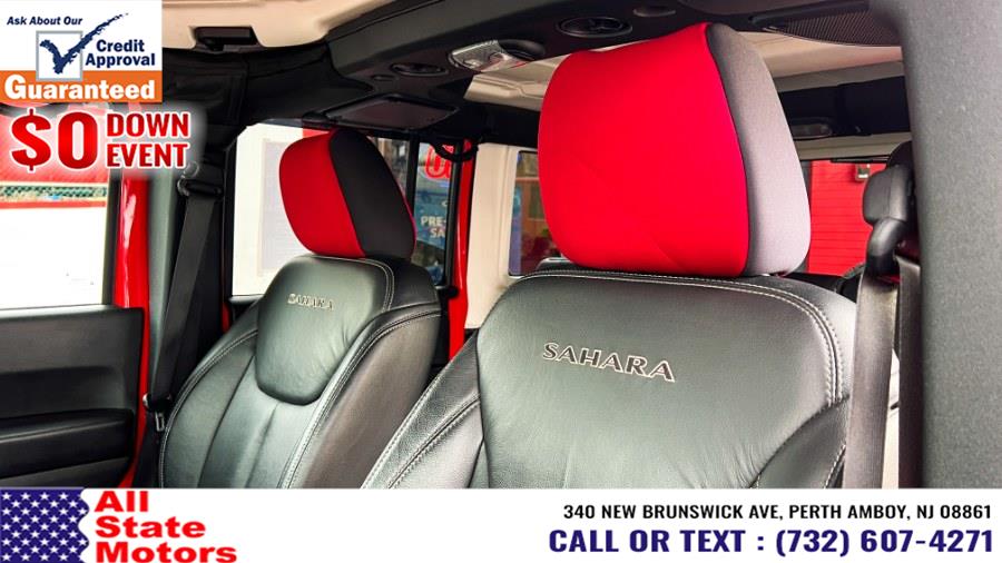 2016 Jeep Wrangler Unlimited 4WD 4dr Sahara, available for sale in Perth Amboy, New Jersey | All State Motor Inc. Perth Amboy, New Jersey 2016 Jeep Wrangler Unlimited 4WD 4dr Sahara, available for sale in Perth Amboy, New Jersey | All State Motor Inc. Perth Amboy, New Jersey
