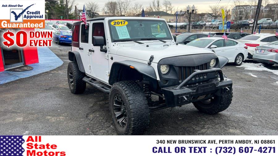 2017 Jeep Wrangler Unlimited Sport 4x4, available for sale in Perth Amboy, New Jersey | All State Motor Inc. Perth Amboy, New Jersey 2017 Jeep Wrangler Unlimited Sport 4x4, available for sale in Perth Amboy, New Jersey | All State Motor Inc. Perth Amboy, New Jersey