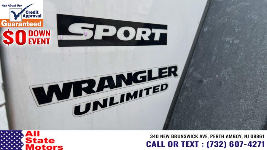 2017 Jeep Wrangler Unlimited Sport 4x4, available for sale in Perth Amboy, New Jersey | All State Motor Inc. Perth Amboy, New Jersey 2017 Jeep Wrangler Unlimited Sport 4x4, available for sale in Perth Amboy, New Jersey | All State Motor Inc. Perth Amboy, New Jersey
