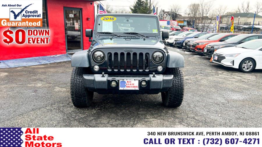 2016 Jeep Wrangler Unlimited 4WD 4dr Sport, available for sale in Perth Amboy, New Jersey | All State Motor Inc. Perth Amboy, New Jersey 2016 Jeep Wrangler Unlimited 4WD 4dr Sport, available for sale in Perth Amboy, New Jersey | All State Motor Inc. Perth Amboy, New Jersey