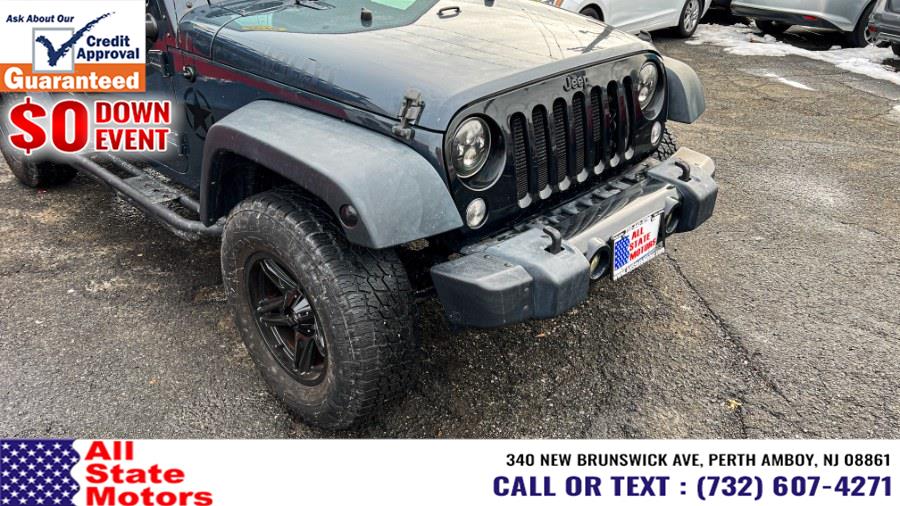 2016 Jeep Wrangler Unlimited 4WD 4dr Sport, available for sale in Perth Amboy, New Jersey | All State Motor Inc. Perth Amboy, New Jersey 2016 Jeep Wrangler Unlimited 4WD 4dr Sport, available for sale in Perth Amboy, New Jersey | All State Motor Inc. Perth Amboy, New Jersey